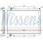 63601 NISSENS Радіатор охолодження двигуна