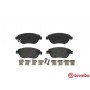 P 59 052 BREMBO Комплект гальмівних колодок дисковий гальм