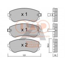 704-13032P IAP QUALITY PARTS Комплект гальмівних колодок дисковий гальм