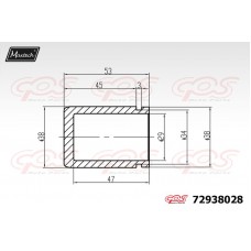 72938028 MAXTECH Поршень корпус скоби гальма