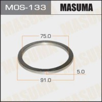 Ущільнювальне кільце труба вихлопного газу MASUMA MOS-133