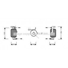 PED195 AVA QUALITY COOLING Осушувач кондиціонера