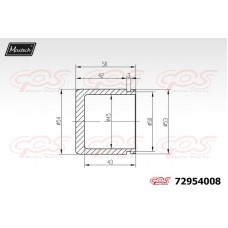 72954008 MAXTECH Поршень корпус скоби гальма