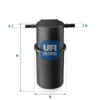 24.144.00 UFI Паливний фільтр
