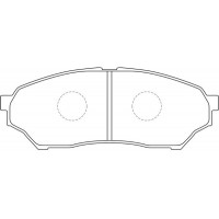FP1218 FIT Комплект гальмівних колодок дисковий гальм
