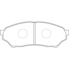 FP1218 FIT Комплект гальмівних колодок дисковий гальм