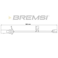 WI0950 BREMSI Сигналізатор зносу гальмівних колодок