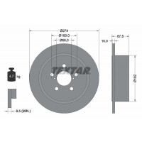 92167800 TEXTAR Гальмівний диск