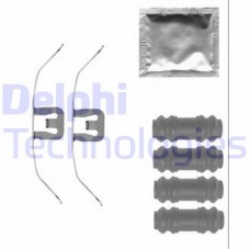 LX0564 DELPHI Комплектуючі колодки дискового гальма