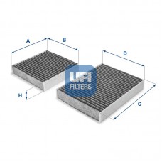 54.164.00 UFI Фільтр повітря у внутрішньому просторі