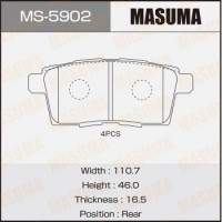 MS-5902 MASUMA Комплект гальмівних колодок
