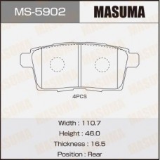 MS-5902 MASUMA Комплект гальмівних колодок