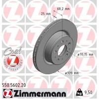 550.5602.20 ZIMMERMANN Гальмівний диск