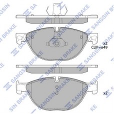 SP2212 Hi-Q Комплект гальмівних колодок дисковий гальм