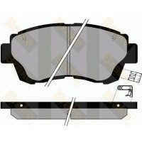 PA852 Brake ENGINEERING Комплект гальмівних колодок дисковий гальм