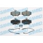 5SP349 SAMKO Комплект гальмівних колодок дисковий гальм