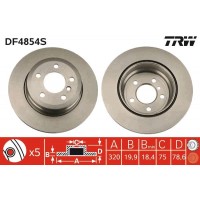 DF4854S TRW Гальмівний диск