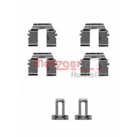 109-1233 METZGER Комплектуючі колодки дискового гальма