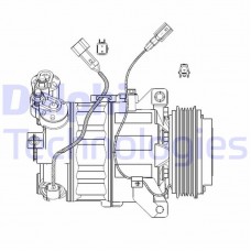 CS20482 DELPHI Компресор кондиціонера