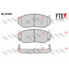 BL1979A2 FTE Комплект гальмівних колодок дисковий гальм