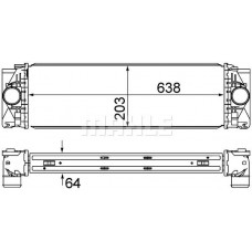 CI 369 000S MAHLE Интеркулер