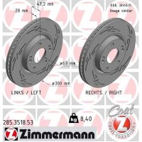 285.3518.53 ZIMMERMANN Гальмівний диск