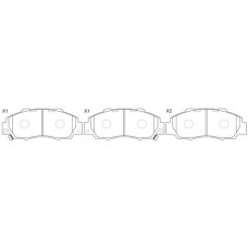 FP0503 FIT Комплект гальмівних колодок дисковий гальм