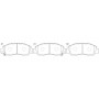 FP0503 FIT Комплект гальмівних колодок дисковий гальм