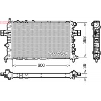 DRM20112 DENSO Радіатор охолодження двигуна
