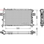 DRM20112 DENSO Радіатор охолодження двигуна