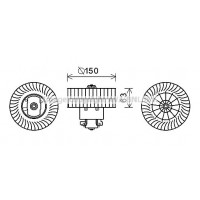 BW8488 AVA QUALITY COOLING Вентилятор салону