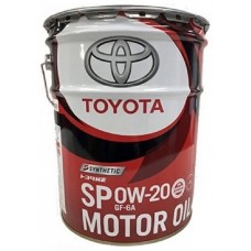 Олива моторне синтетичне TOYOTA Synthetic Motor Oil SP/GF6A 0W-20, 20л (0888013203) купити в Україні цена