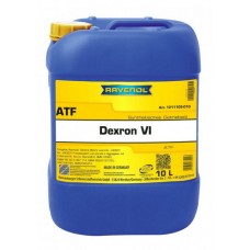 Олива трансмісійне синтетичне RAVENOL ATF DEXRON VI, 10л (1211105010) купити в Україні