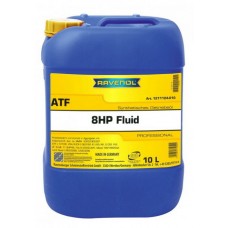 Олива трансмісійне синтетичне RAVENOL ATF 8HP Fluid, 10л (ATF8HPFLUID10L) купити в Україні