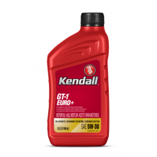 Моторна олія  Kendall GT-1 EURO+ Premium Full Synthetic Motor Oil 5W-30, 0,946л (1076588)