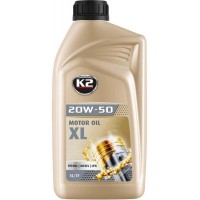 Олива моторне мінеральне K2 MOTOR OIL SL/СF XL 20W-50 1л (O2711E)