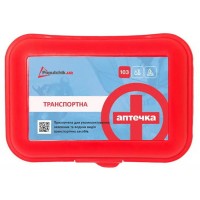 Аптечка медицинская транспортная POPUTCHIK пластиковый футляр (02003П)
