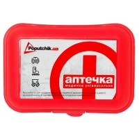 Аптечка медицинская универсальная POPUTCHIK пластиковый футляр (02022П)
