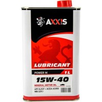 Олива моторне мінеральне AXXIS Power M 15W-40, 1л (AX2043) купити в Україні цена
