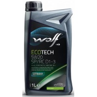 Олива моторне синтетичне WOLF Ecotech SP/RC D1-3 5W-20, 1л (1050523) купити в Україні цена
