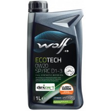 Олива моторне синтетичне WOLF EcoTech SP/RC D1-3 0W-20, 1л (1049889) купити в Україні цена