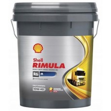 Олива моторне синтетичне SHELL Rimula R6 M 10W-40 20л (550044843)