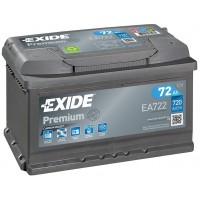 Батарея аккумуляторная EXIDE PREMIUM 72AhН (-/+) 720EN (EA722) купити в Україні