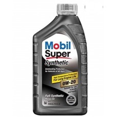 Олива моторне синтетичне Mobil Super Synthetic 0W-20, 0,946 л (123085)