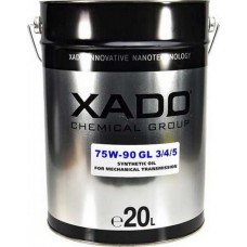 Олива трансмісійне синтетичне XADO Atomic Oil GL 3/4/5 75W-90, 20л купити в Україні