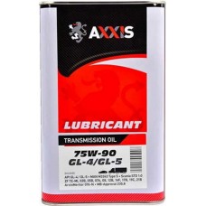 Олива трансмісійне синтетичне AXXIS GL-4/GL-5 75W-90, 4л (AX2061) купити в Україні