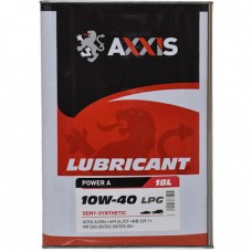 Олива моторне напівсинтетичне AXXIS Power A LPG 10W-40, 18л (AX2030)