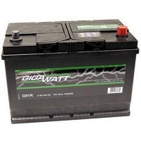 Батарея аккумуляторная GIGAWATT 12В, G91R, 91Ah, 740А купити в Україні
