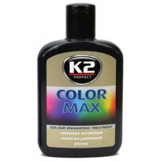 Полироль восковой для кузова K2 Color Max черный 200мл(EK020CA) купити в Україні