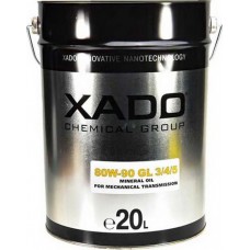 Олива трансмісійне мінеральне XADO Atomic Oil GL 3/4/5 80W-90, 20л купити в Україні